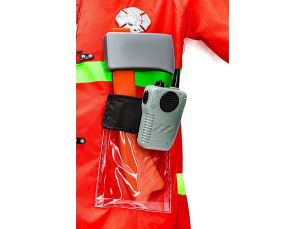 Brandmansdräkt med tillbehör Liten brandmansdräkt