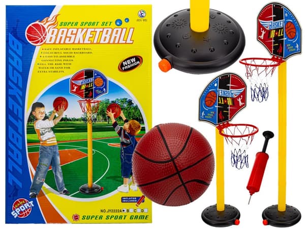 Basketballsæt Basket + Bold og Basketballpumpe