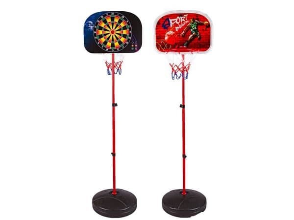 Spilsæt 2i1 Basketball Dart Dart 166cm