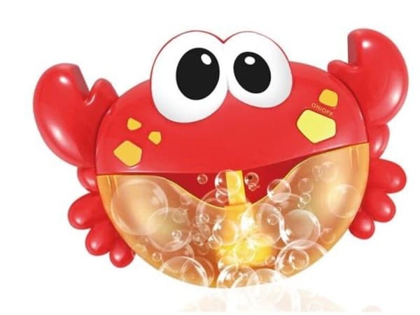 Såpbubbelblåsningsmaskin, badkarleksak, KRABBA