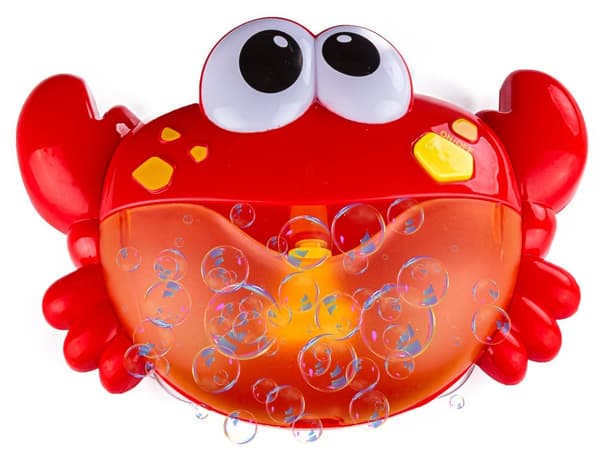Såpbubbelblåsningsmaskin, badkarleksak, KRABBA
