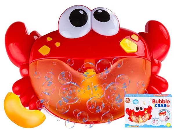 Sæbebobleblæsemaskine, badekarlegetøj, KRABBE