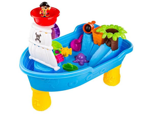 Vand Sandkasse Pool Piratskib - Bord + Tilbehør Forme