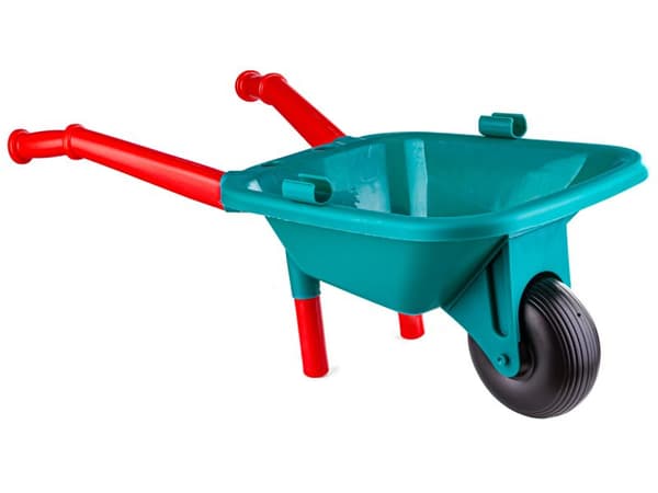 Trädgårdsredskapsset för barn Skottkärra + Tillbehör 18 Elements Rake Shovel Vattenkanna