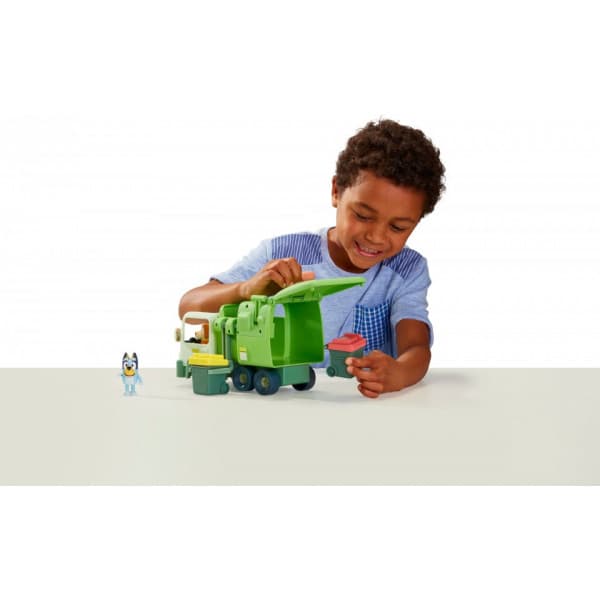 Bluey skraldebil og figurer