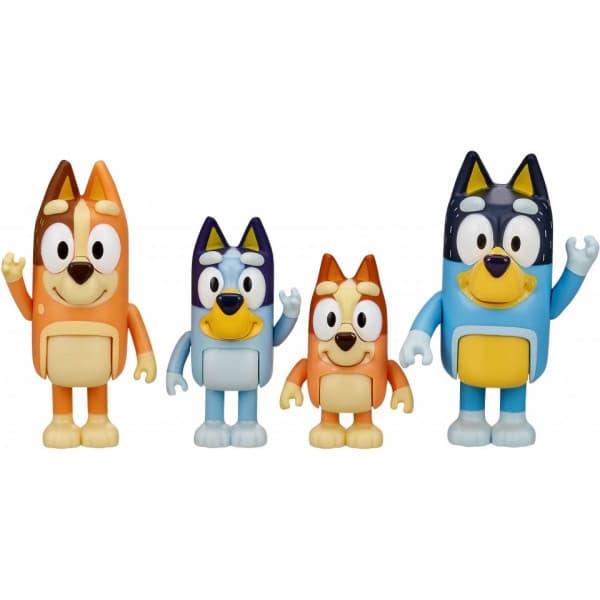 Bluey-perheen hahmot 4 kpl