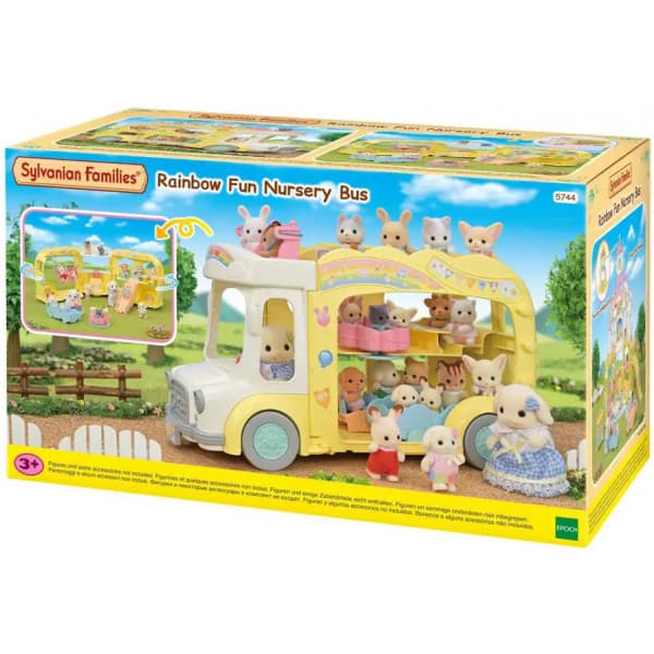 Sylvanian Families - 3-etagers bus med legeplads