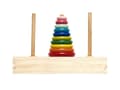 Miniatyrbillede 6 af 7: Træpyramide med en sorteringstårnbase