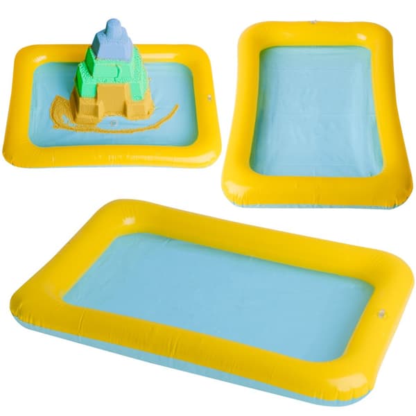 Uppblåsbar sandlåda för kinetisk sand, färger 56cm x 40cm
