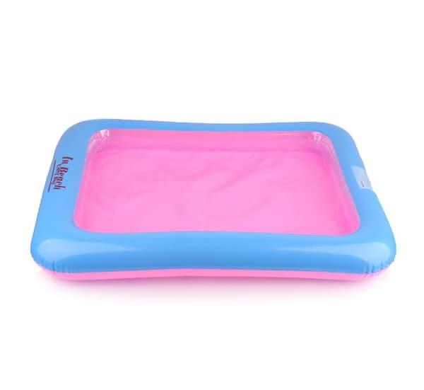 Oppustelig sandkasse til kinetisk sand, farver 56cm x 40cm