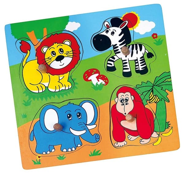 Viga 59563 Surprise puslespil - zoo