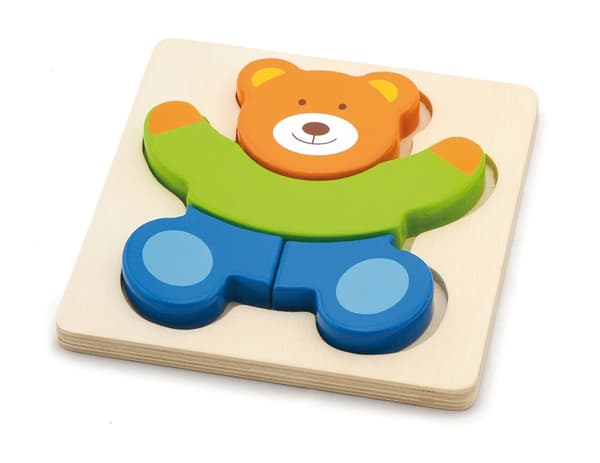 Viga 50169 Babys første puslespil - bamse