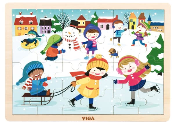Viga 51272 Puslespil fire årstider - vinter