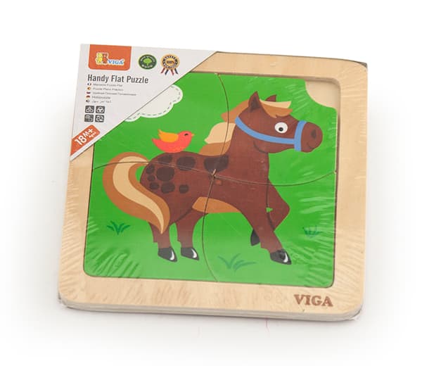 Viga 51312 Puslespil på blok - Hest