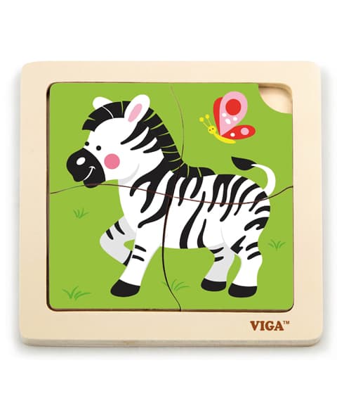 Viga 51317 Puslespil på en zebrapude