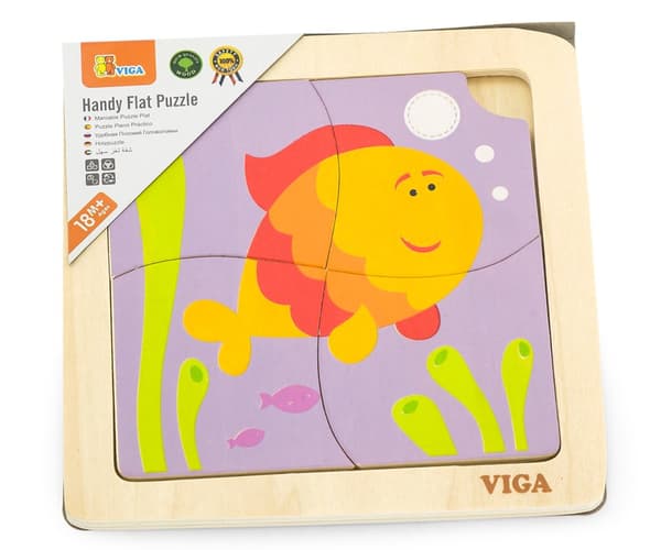 Viga 50144 Puslespil på blok - fisk