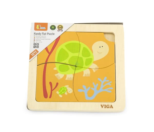 Viga 50143 Puslespil på en base - skildpadder