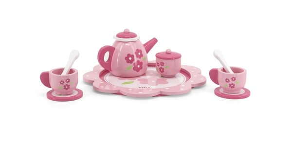 Viga 44543 Pink blomster te og kaffe service