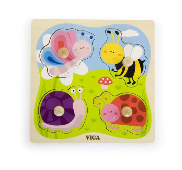 Viga 50131 Puslespil på pude - insekter