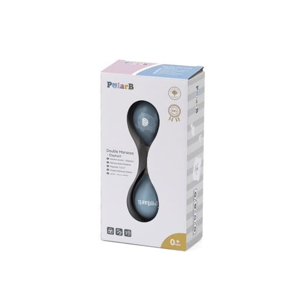 Viga 44089 PolarB Dubbel Maracas-Elephant