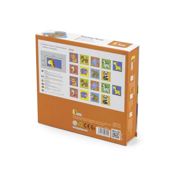 Viga 50842 Matchende puslespil - vilde dyr