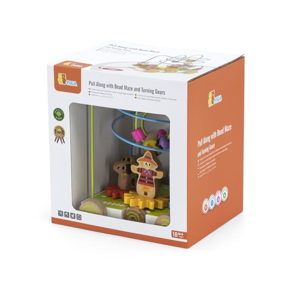 Viga 44682 Rumlig labyrint - Perler og tandhjul