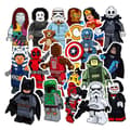 Pikkukuva 1 / 2: LEGO-aiheisia tarroja - 100 kpl