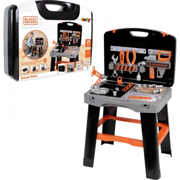 Smoby Black & Decker Bricolo Smart - Monterbar arbetsbänk