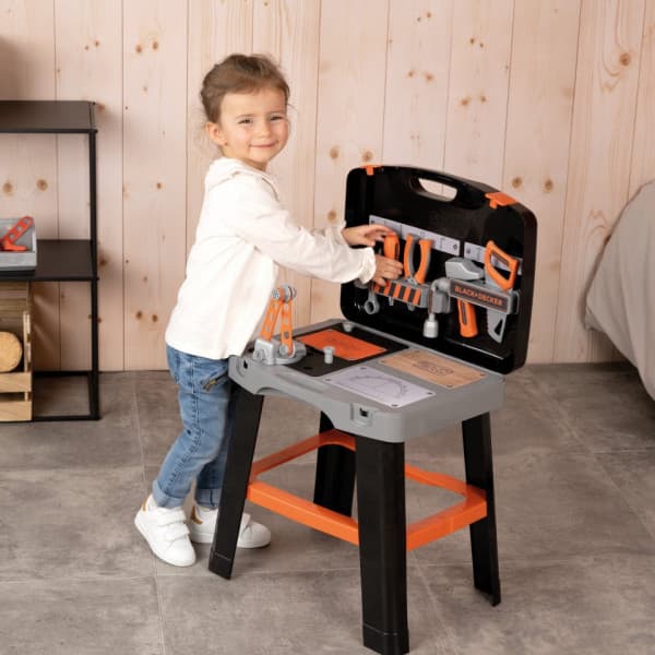 Smoby Black & Decker Bricolo Smart - Monterbar arbetsbänk