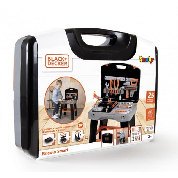 Smoby Black & Decker Bricolo Smart - Monterbar arbetsbänk