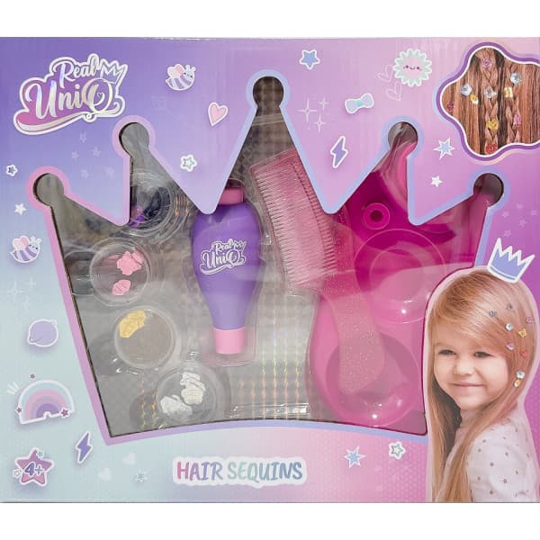 Real UniQ Hair Sequins - hårdekorationsverktyg och tillbehör