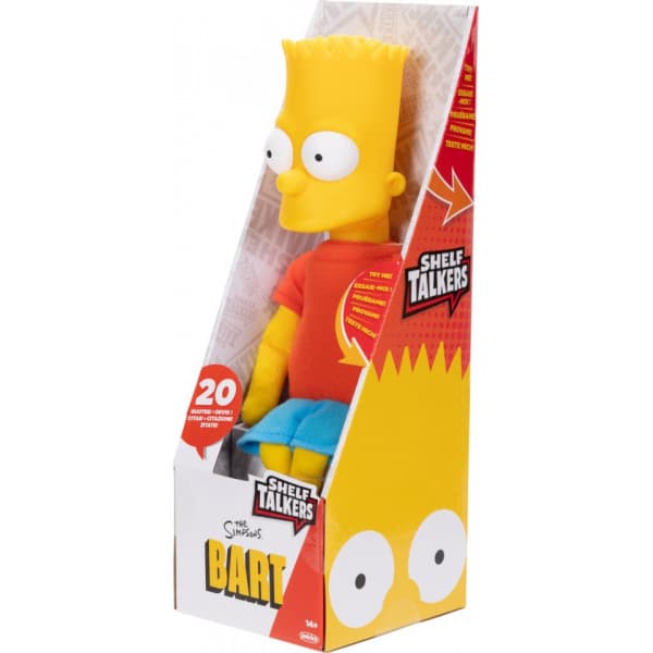 The Simpsons - Bart Simpson -pehmolelu äänillä