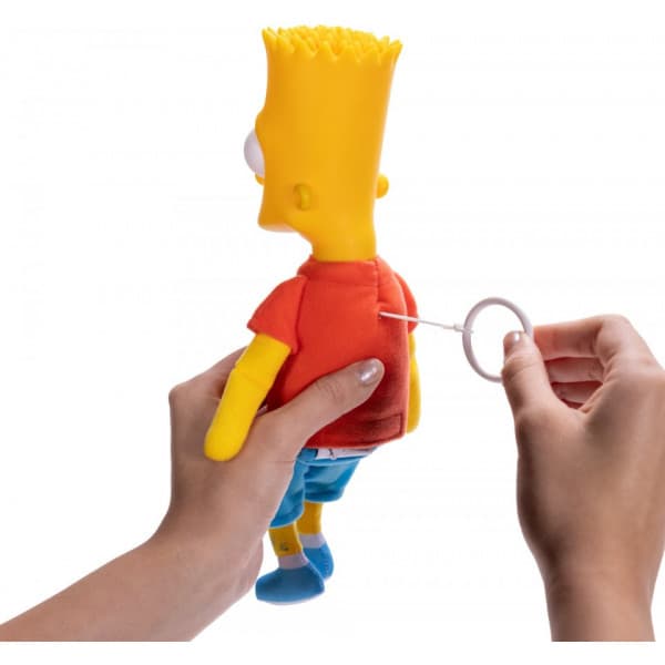 The Simpsons - Bart Simpson -pehmolelu äänillä