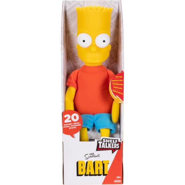 The Simpsons - Bart Simpson -pehmolelu äänillä