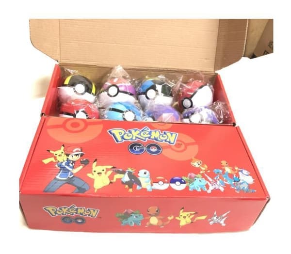 8 set Pokéboll+8 set Pokemon Figurer+8 set Bas