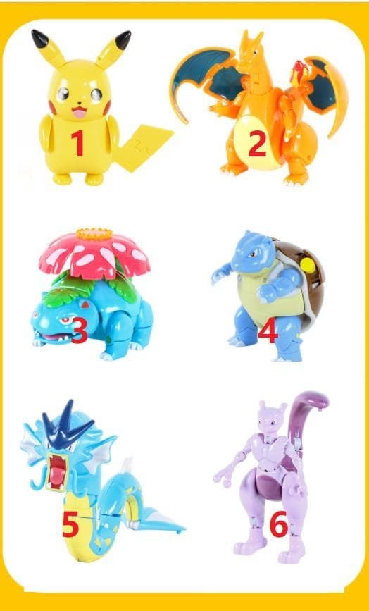 Pokemon Pokémon Pokéball  POP Action Poke Ball - 6st modell