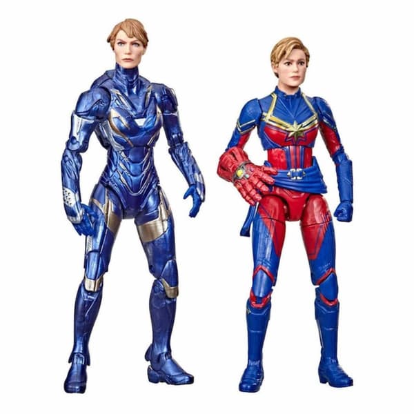 Marvel Avengers Endgame The Infinity Saga Captain Marvel & Rescue Armor pack 2 figures 15cm