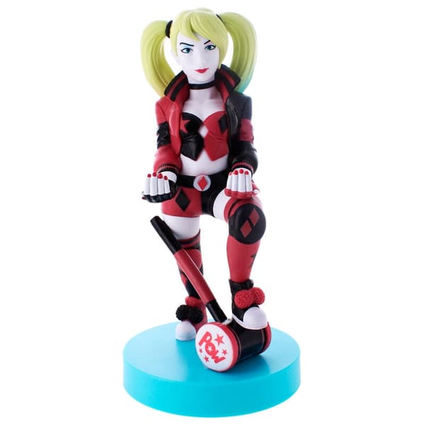 DC Comics Harley Quinn figure clamping bracket Cable guy 20cm Multifärg