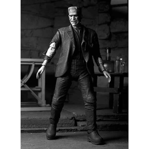 Universal Monsters The Bride of Frankenstein Ultimate Bride of Frankensteins Monster B&#38;W Version. figure 18cm