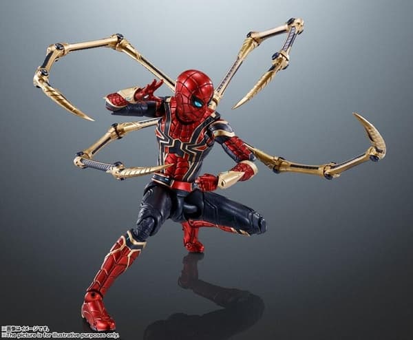 Marvel Spiderman No Way Home Iron Spiderman S.H. Figuarts 15cm