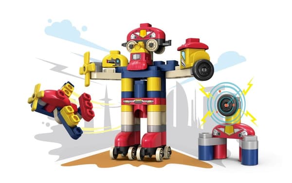 DIY Robot - et sæt videnskabs-, uddannelsesblokke