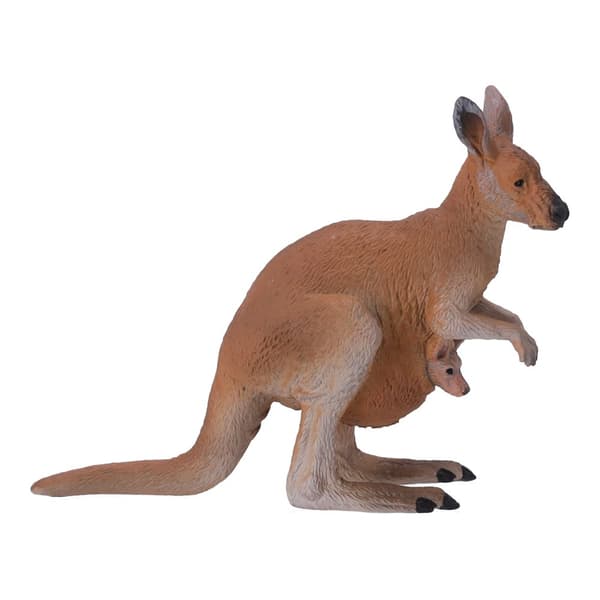 Samlefigur af en Kanga med en unge, Papo
