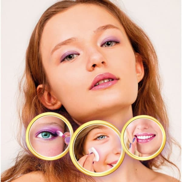 Crazy Chic - Lysende spejl og makeup sæt