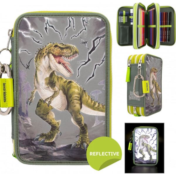 Dino World REFLECTOR - Triplædermappe
