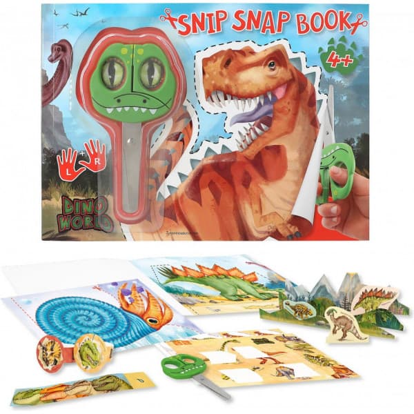Dino World Klip og leg - aktivitetsbog