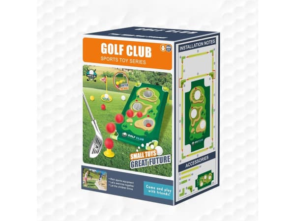 Minigolf, lasten minigolfsetti, lauta + mailat + tarvikkeet