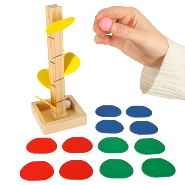 Pædagogisk træ, træklodser, boldbane, Montessori-boldbane