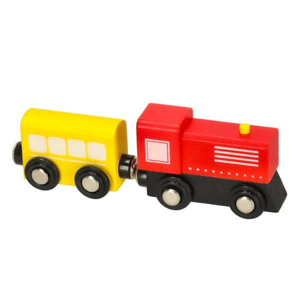 Træbane, tog, lokomotiv, station, 50 elementer