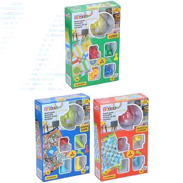 Lasten lautapelit - Ludo, Goose ja Snakes &amp; Ladders (lajittelemattomat)