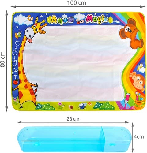 Vesipiirustusmatto XXL100x80 cm setti 22443